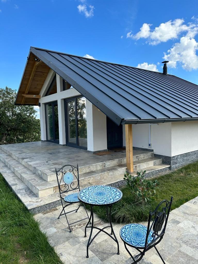 Casa Moderna In Sinteu - Intersectia Intre Modern Si Linistea Naturii Huta Voivozi Exterior foto