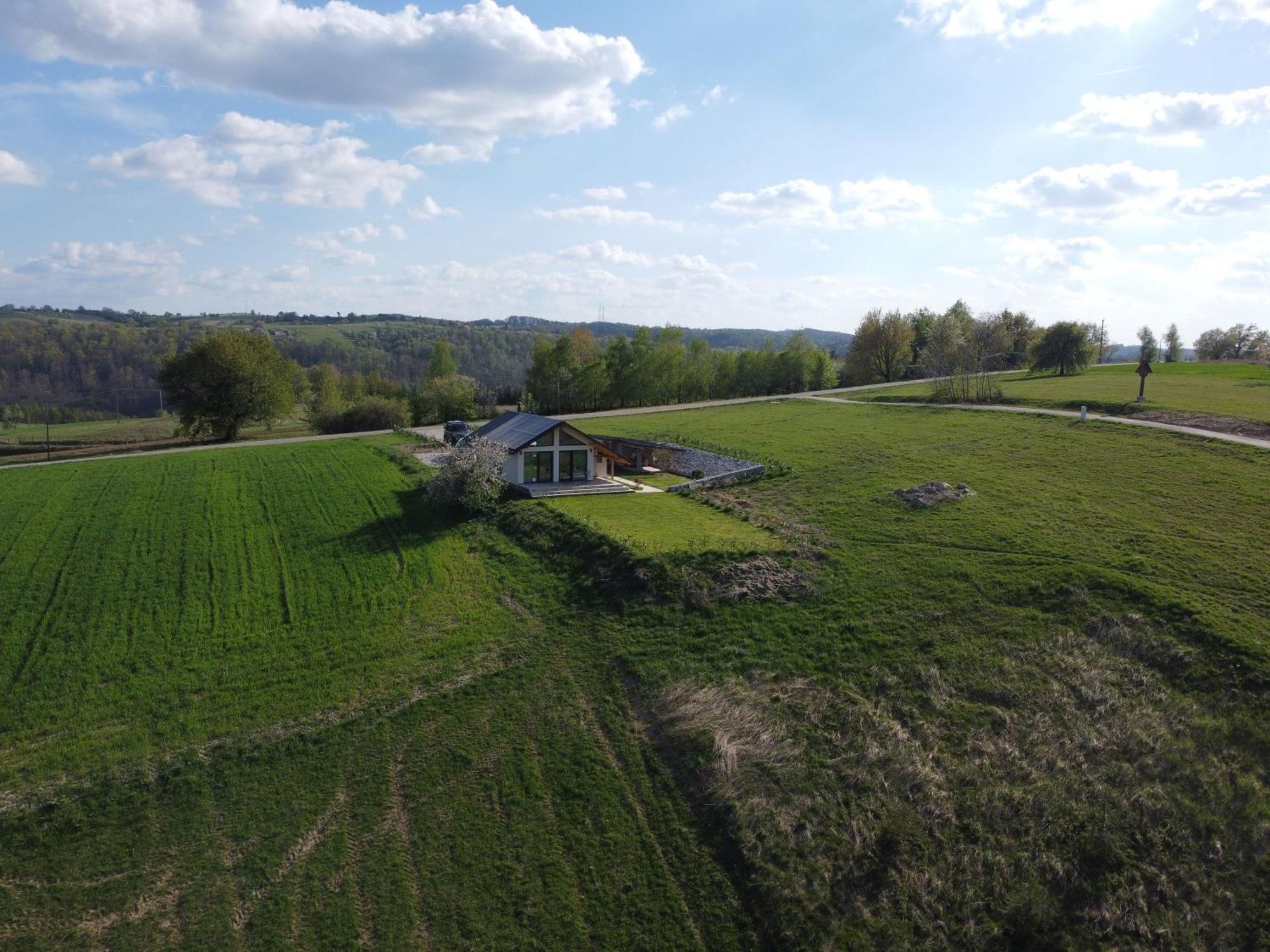 Casa Moderna In Sinteu - Intersectia Intre Modern Si Linistea Naturii Huta Voivozi Exterior foto
